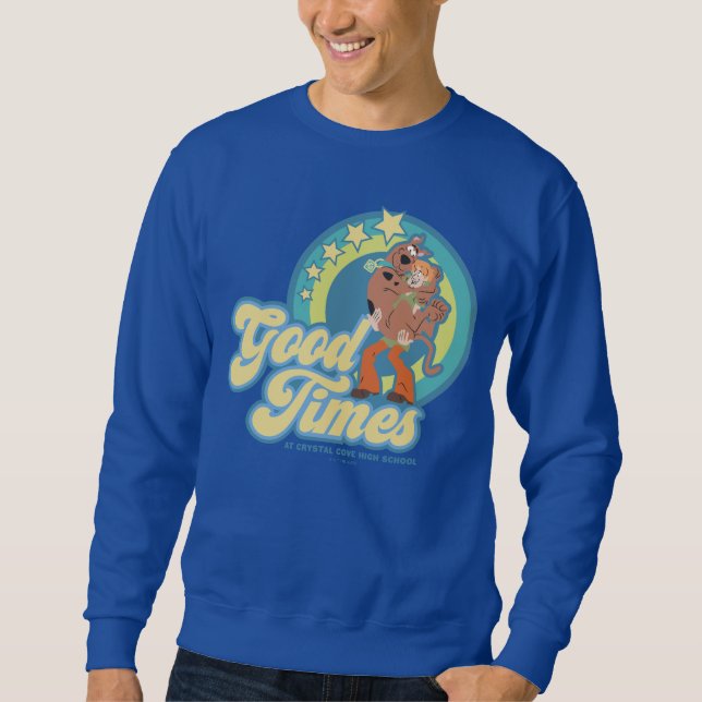 Scooby-Doo & Shaggy Bra Times på Crystal Cove HS Lång Ärmad Tröja (Framsida)