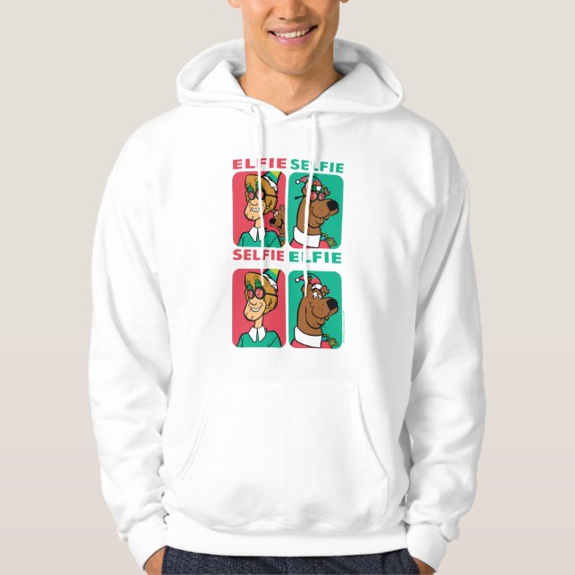 Scooby-Doo & Shaggy ’Elfie Selfie’ Hoodie (Framsida)