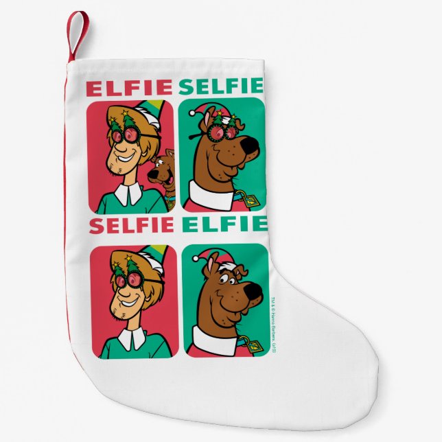 Scooby-Doo & Shaggy ’Elfie Selfie’ Liten Julstrumpa (Framsidan)