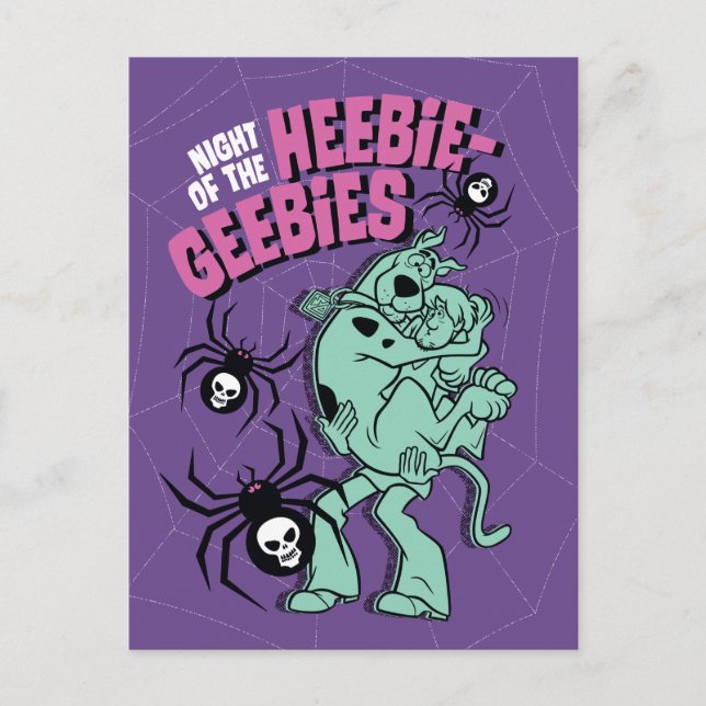 Scooby-Doo & Shaggy Heebie-Geebies Vykort (Framsida)