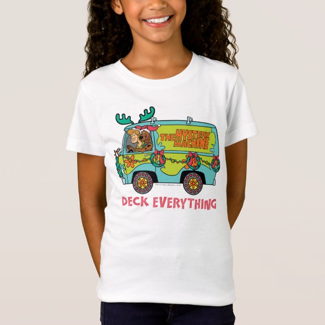 Scooby-Doo & Shaggy i Helgdag Mystery Maskin T Shirt (Framsida)