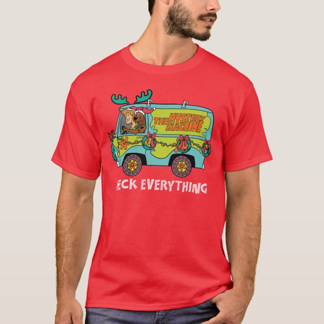 Scooby-Doo & Shaggy i Helgdag Mystery Maskin T Shirt (Framsida)