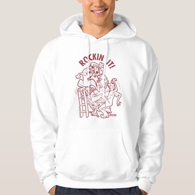 Scooby-Doo & Shaggy Rockin" det "runda Träd" Hoodie (Framsida)