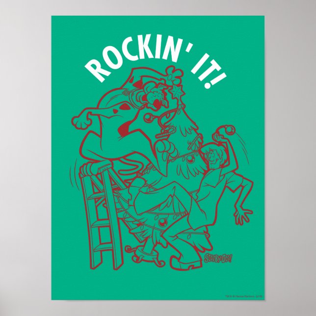 Scooby-Doo & Shaggy Rockin" det "runda Träd" Poster (Framsidan)