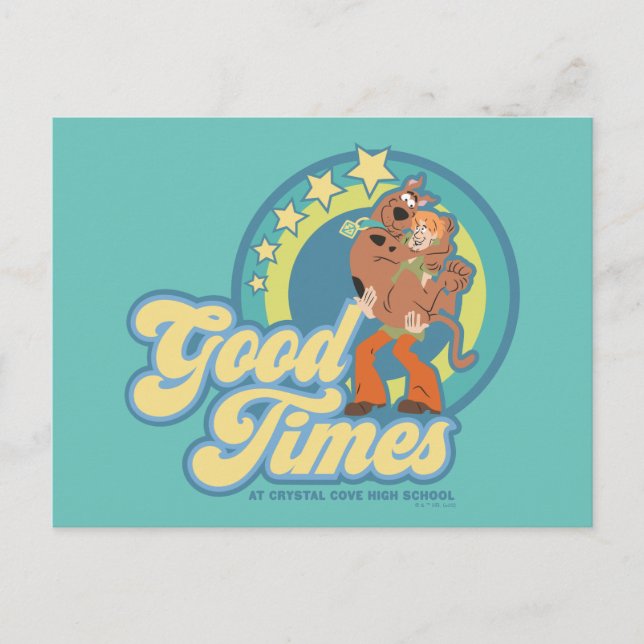 Scooby-Doo & Shaggy roliga tider på Crystal Cove H Vykort (Framsida)