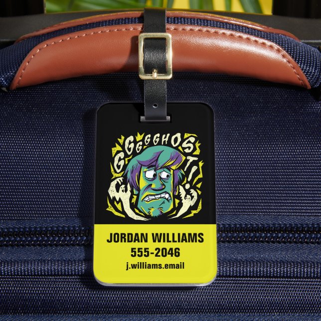 Scooby-Doo | Skrämt Shaggy Bagagebricka (Framsida Insitu 2)