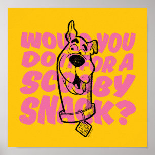 Scooby-Doo Skulle du göra det för en Scooby Snack Poster