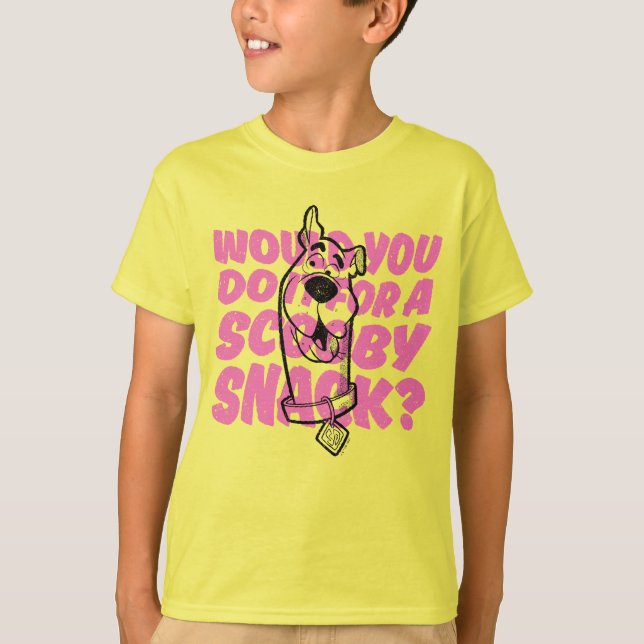 Scooby-Doo |Skulle du göra det för en Scooby Snack T Shirt (Framsida)