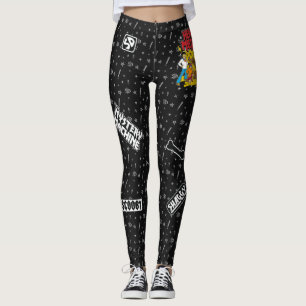 Scooby-Doo "skurkroll rota i" grafiskt Leggings