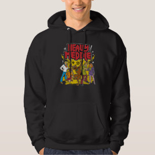 Scooby-Doo "skurkroll rota i" grafiskt Sweatshirt Med Luva
