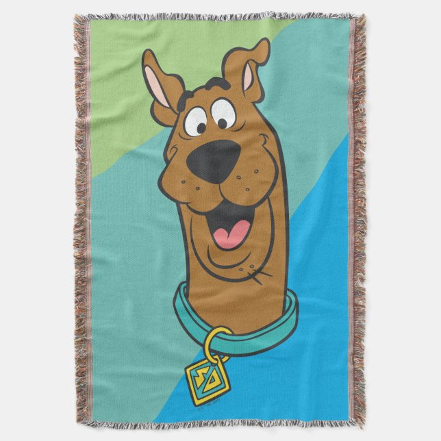 Scooby-Doo Smiling Ansikte Filt (Framsidan Vertikal)
