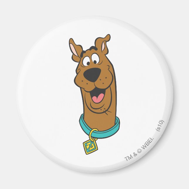 Scooby-Doo Smiling Ansikte Magnet (Framsidan)