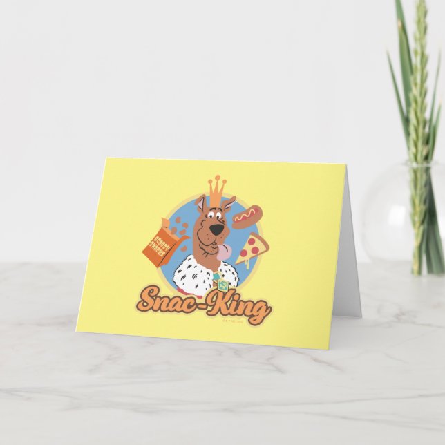 Scooby-Doo Snac-Kung Kort (Framsida)