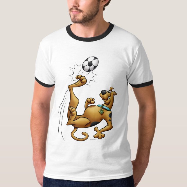 Scooby-Doo Soccer Overhead Kick Airbrush T-shirt (Framsida)