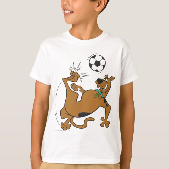 Scooby-Doo Soccer Overhead Kick Tee Shirt (Framsida)