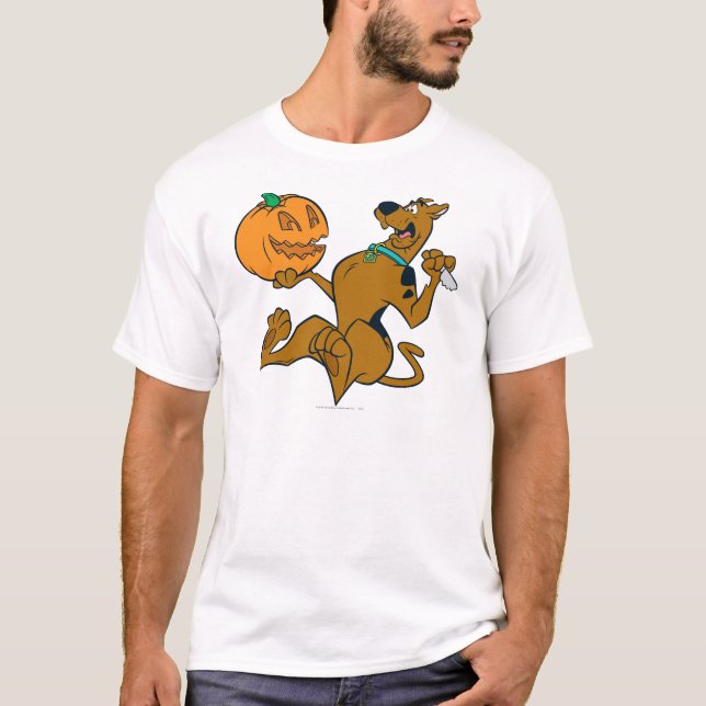 Scooby-Doo som snider pumpa Tee (Framsida)