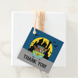 Scooby-Doo Spooktacular Birthday-Tacken Gåvor Etiketter