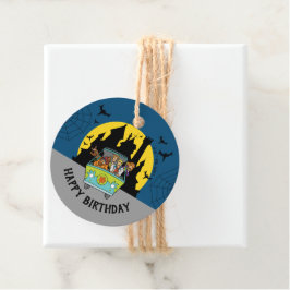 Scooby-Doo Spooktacular Halloween Birthday Gåvor Etiketter