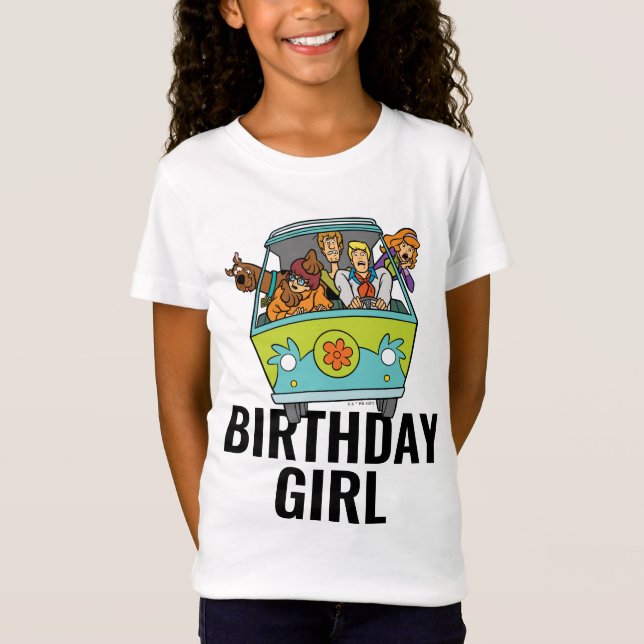 Scooby-Doo Spooktacular Halloween Birthday Girl T Shirt (Framsida)
