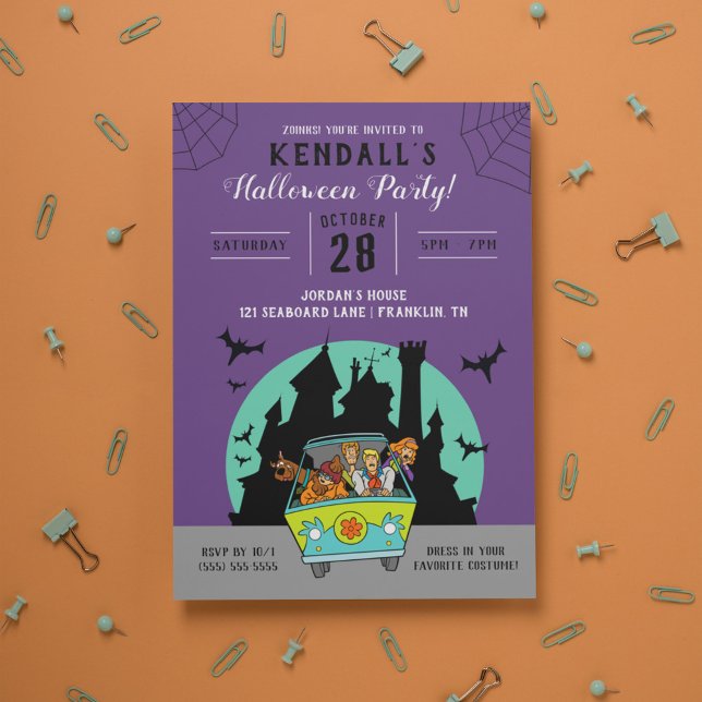 Scooby-Doo Spooktacular Halloween fest Inbjudningar (Skapare uppladdad)