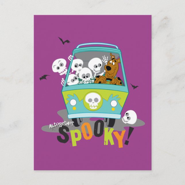 Scooby-Doo Spooky Myasty Maskin Vykort (Framsida)