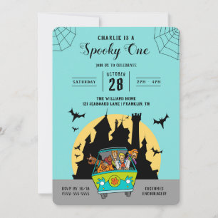 Scooby-Doo Spooky One Halloween Birthday Inbjudningar