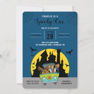 Scooby-Doo   Spooky One Halloween Birthday Inbjudningar