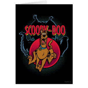 Scooby-Doo spring från grafisk spöken Hälsningskort