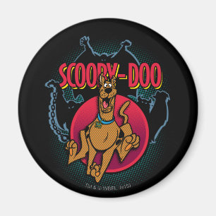 Scooby-Doo spring från grafisk spöken Magnet