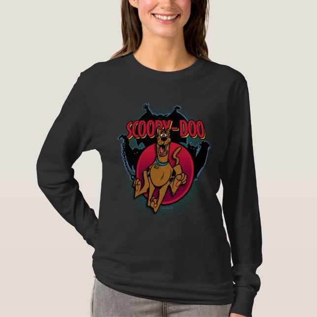 Scooby-Doo spring från grafisk spöken Tröja (Framsida)