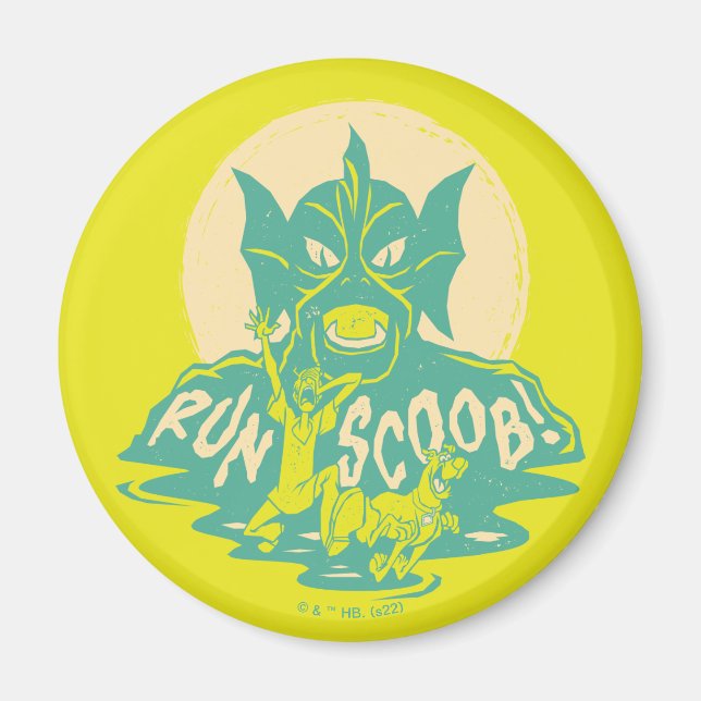 Scooby-Doo | Springa Scoob! Magnet (Framsidan)