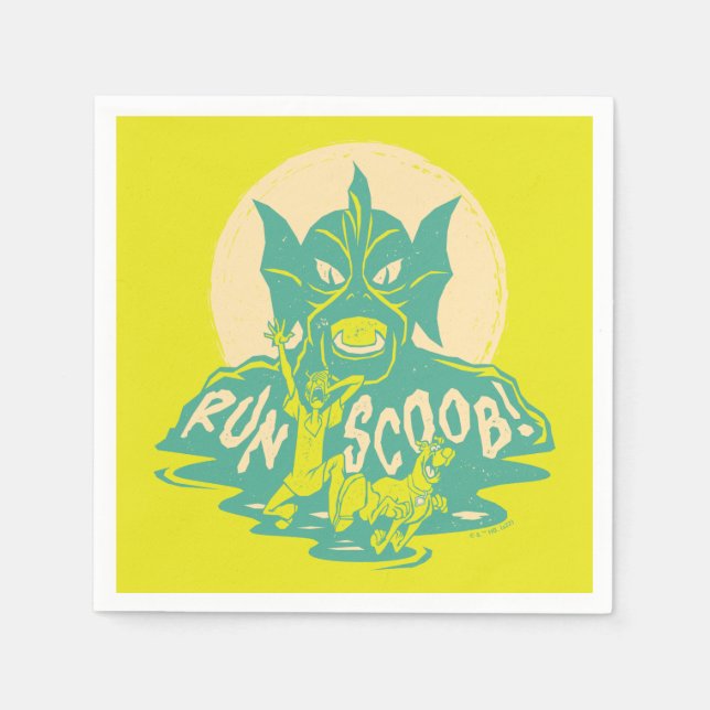 Scooby-Doo | Springa Scoob! Pappersservett (Framsidan)