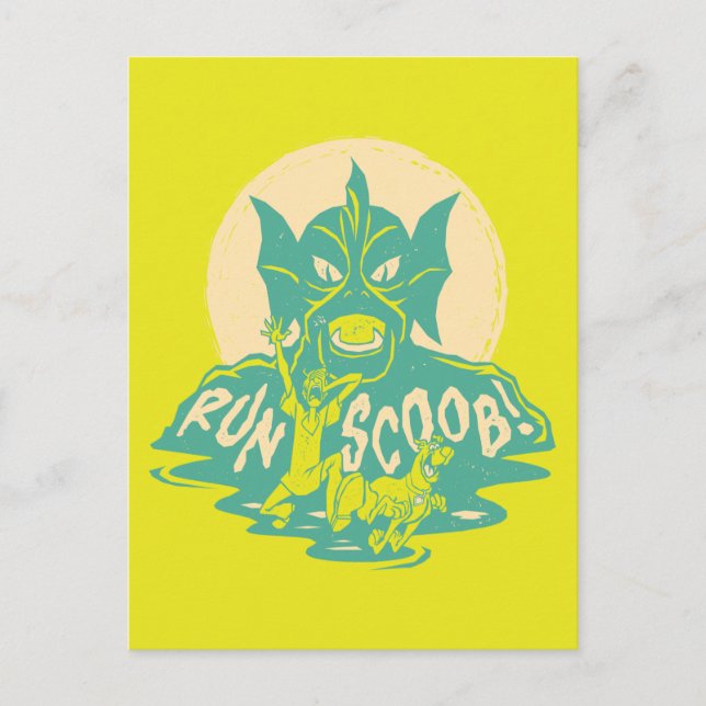 Scooby-Doo | Springa Scoob! Vykort (Framsida)
