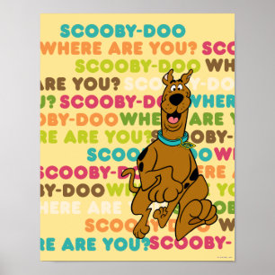 Scooby-Doo springer "Var är du?" Poster