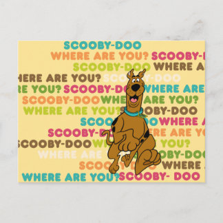Scooby-Doo springer "Var är du?" Vykort