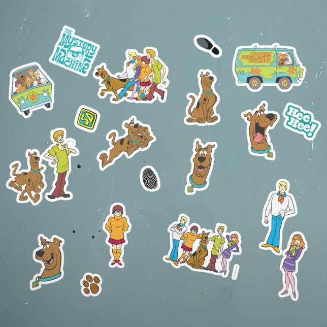 Scooby Doo Sticker Set Klistermärken (Stickers on wall)