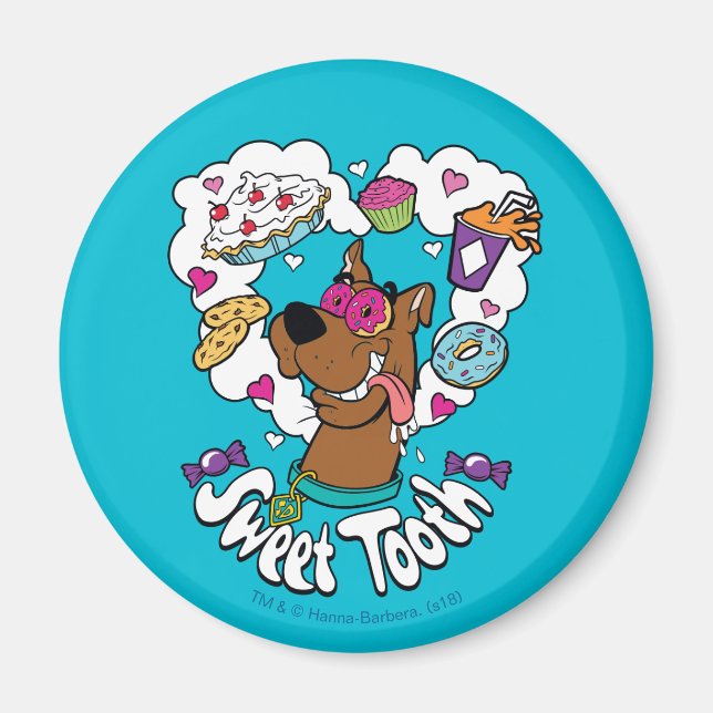 Scooby-Doo "Sweet Tooth" Magnet (Framsidan)