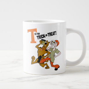 Scooby-Doo T är för Bus eller godis Jumbo Mugg