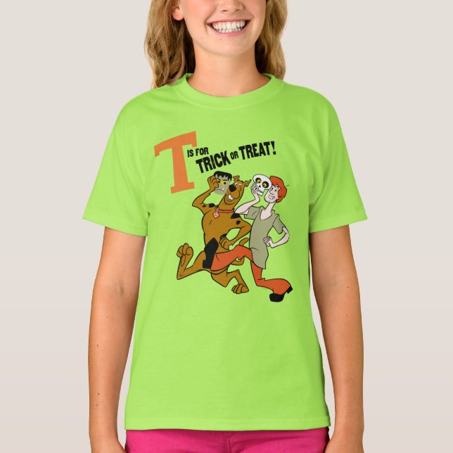 Scooby-Doo | T är för Bus eller godis T Shirt (Framsida)