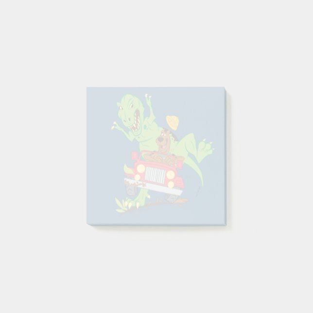 Scooby-Doo T-Rex Attack Post-it Block (Framsida)