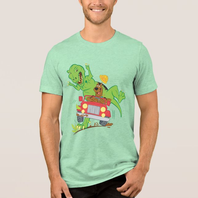 Scooby-Doo T-Rex Attack T-shirt (Framsida)