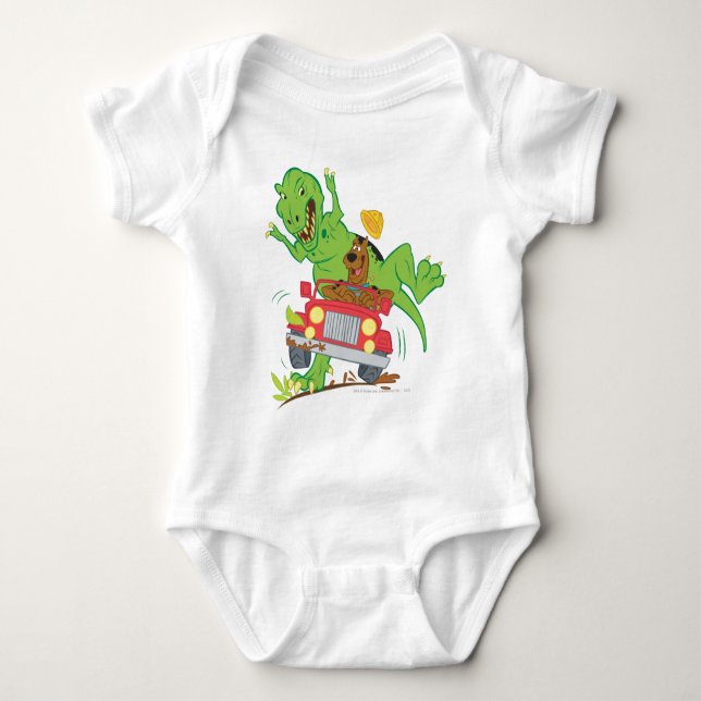 Scooby-Doo T-Rex Attack T-shirt (Framsida)