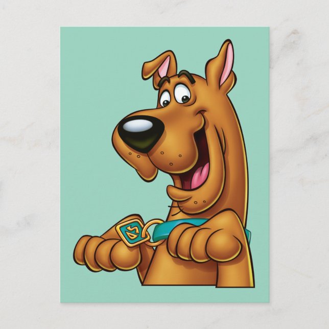 Scooby-Doo Tass Up Vykort (Framsida)