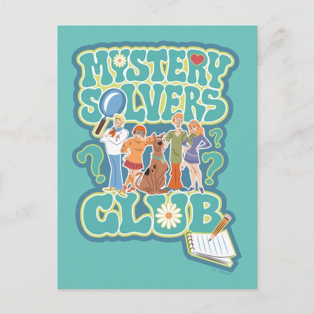 Scooby-Doo & the Gang ’Myasty Solvers Klubb’ Vykort (Framsida)