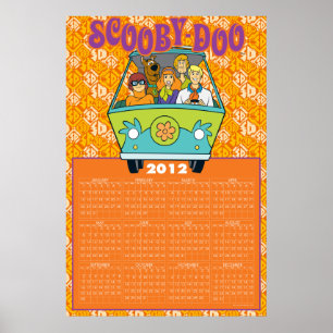 Scooby-Doo The Mystery Machine 2012 Kalender Poster