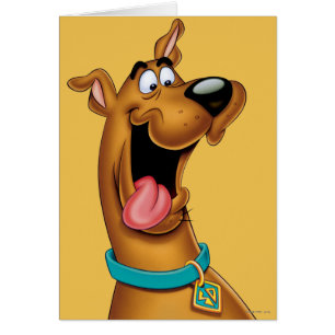 Scooby-Doo upphetsad ansikte Hälsningskort