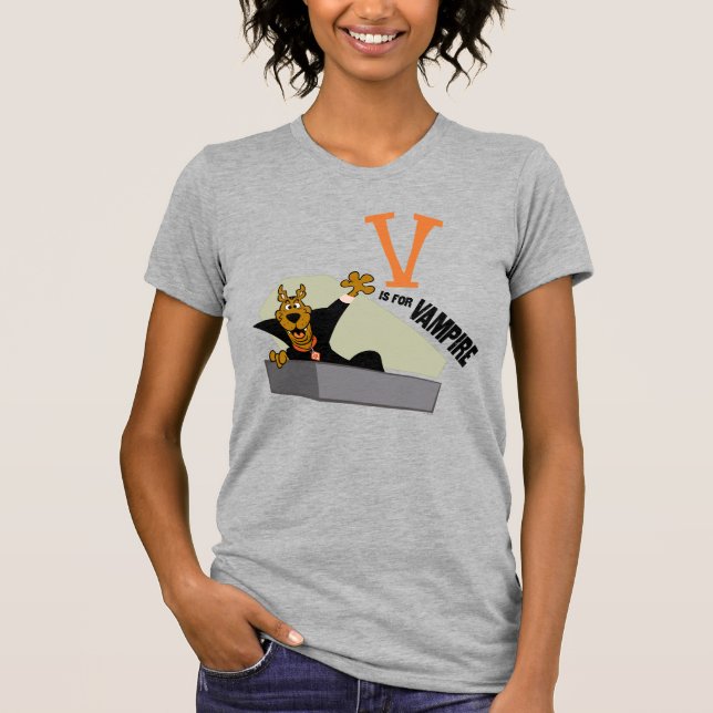 Scooby-Doo | V är för Vampyre T Shirt (Framsida)
