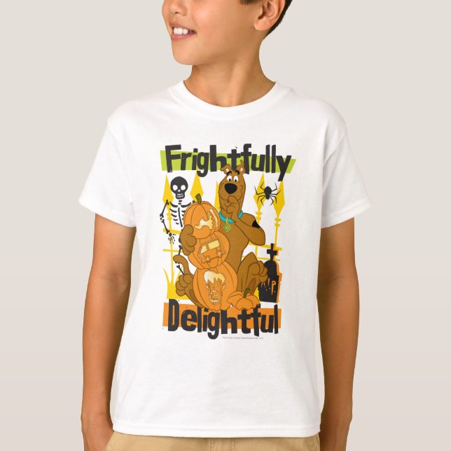 Scooby-Doo - vänlig och trevlig T Shirt (Framsida)