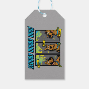 Scooby-Doo var är du komiska paneler Presentetikett