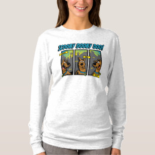 Scooby-Doo var är du komiska paneler T-shirt